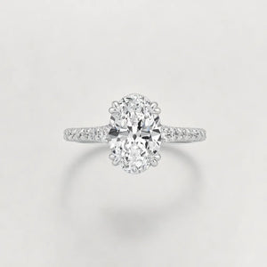 Oval Shape Engagement Ring