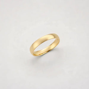 Gent's Yellow Gold  Mid-Width 4mm Wedding Band