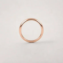 Load image into Gallery viewer, Classic D Shape 5mm Rose Gold Wediing Band
