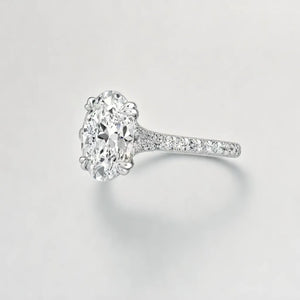 Oval Shape Engagement Ring