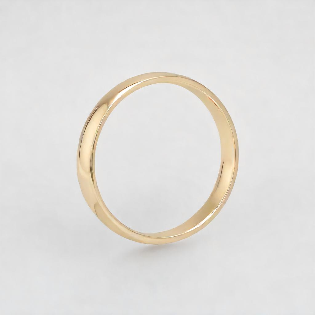 Gent's Yellow Gold  Mid-Width 4mm Wedding Band