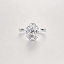 Load image into Gallery viewer, Halo Oval Shape Engagment Ring
