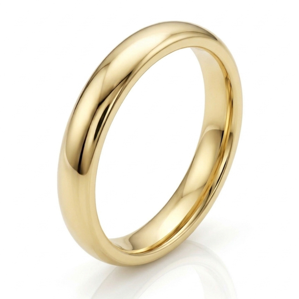 18k Yellow Gold Classic Comfort Fit 2.7mm Ladies Wedding Ring