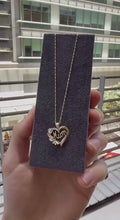 Load and play video in Gallery viewer, Mum's 9ct Gold Pendant Necklace, Natural Diamond Accent
