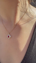 Load and play video in Gallery viewer, 9ct Yellow Gold Ballerina Pendant Necklace
