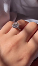 Load and play video in Gallery viewer, 5.33ct Rare Natural F Colour Diamond Platinum Ring
