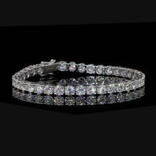 Load and play video in Gallery viewer, Tennis Bracelet with Natural or Lab Grown Diamonds
