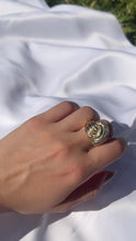 Load and play video in Gallery viewer, Solid 14K Gold Knot Ring, Chunky Dome.13.8 grams
