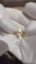 Load and play video in Gallery viewer, Sparkling Bubbles Bezel Ring: 9ct White Gold or Yellow Gold, 0.34ct Natural Diamonds
