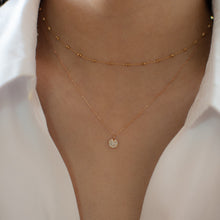 Load image into Gallery viewer, Diamond Necklace - 18k Gold -Valentines Day-Sale-Gift-Petite Jewellery
